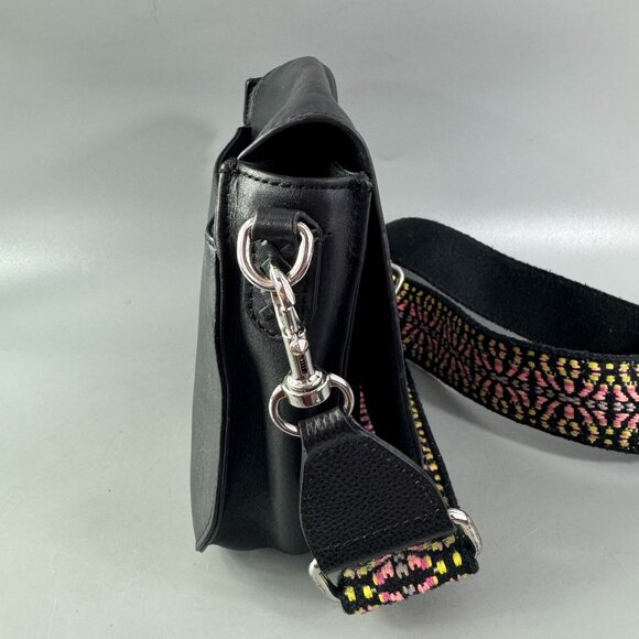 Rebecca Minkoff Black Leather Crossbody Bag - Picture 9 of 15